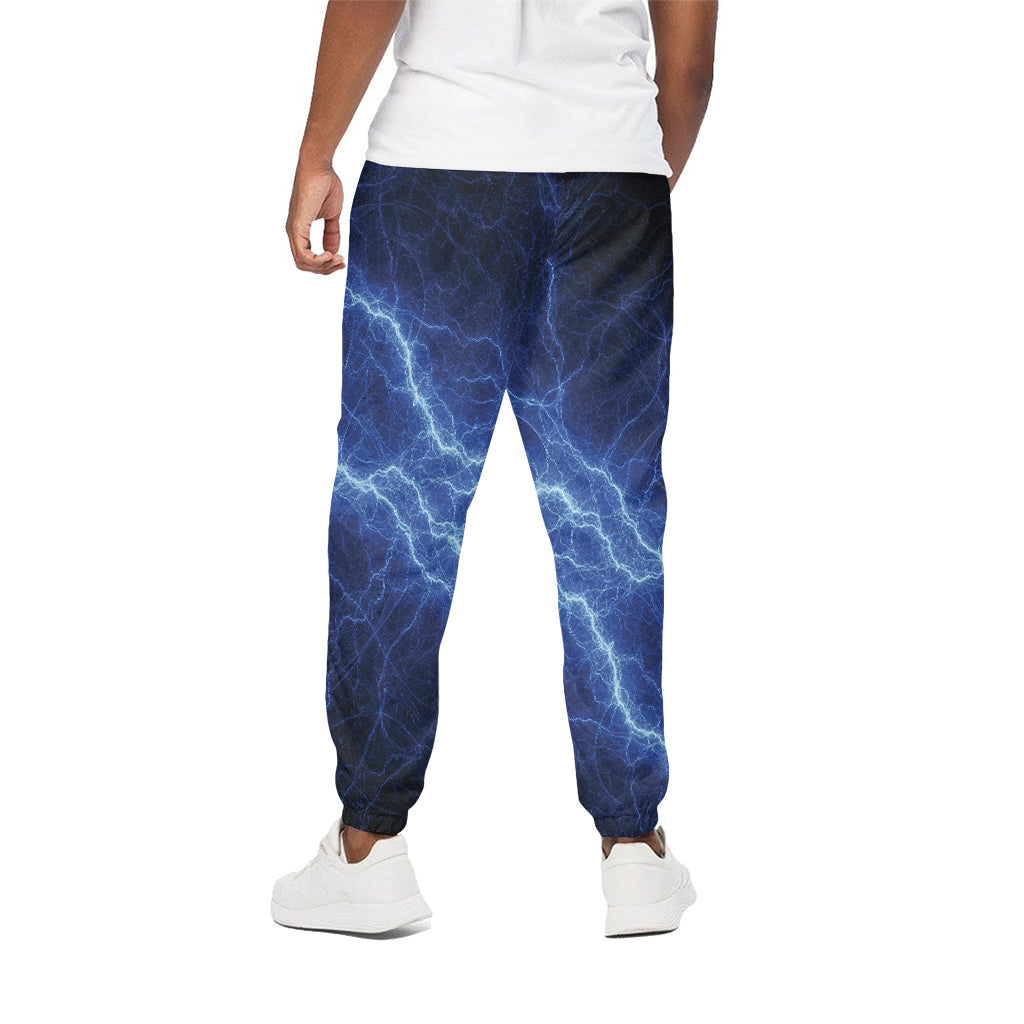 Lightning Plasma Print Cotton Pants