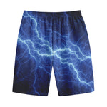 Lightning Plasma Print Cotton Shorts