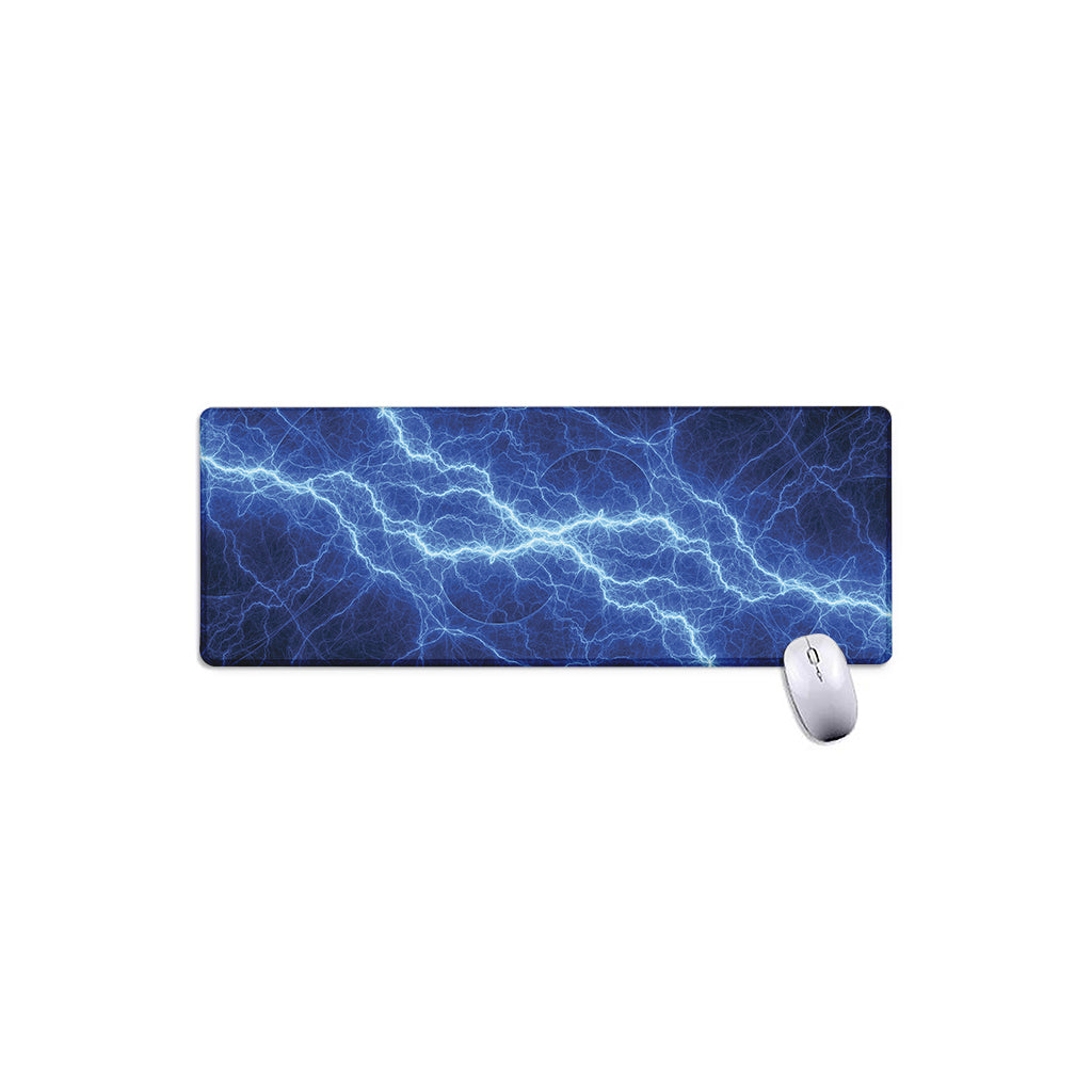 Lightning Plasma Print Extended Mouse Pad