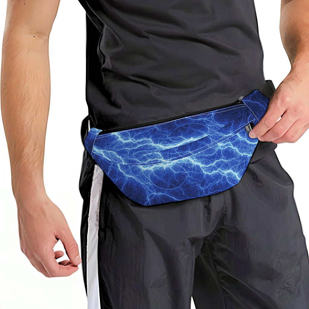 Lightning Plasma Print Fanny Pack
