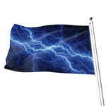 Lightning Plasma Print Flag