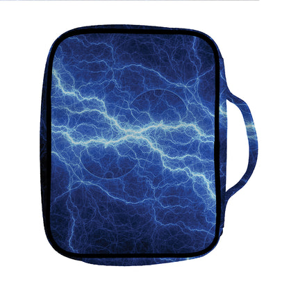 Lightning Plasma Print Front Pocket Bible Bag