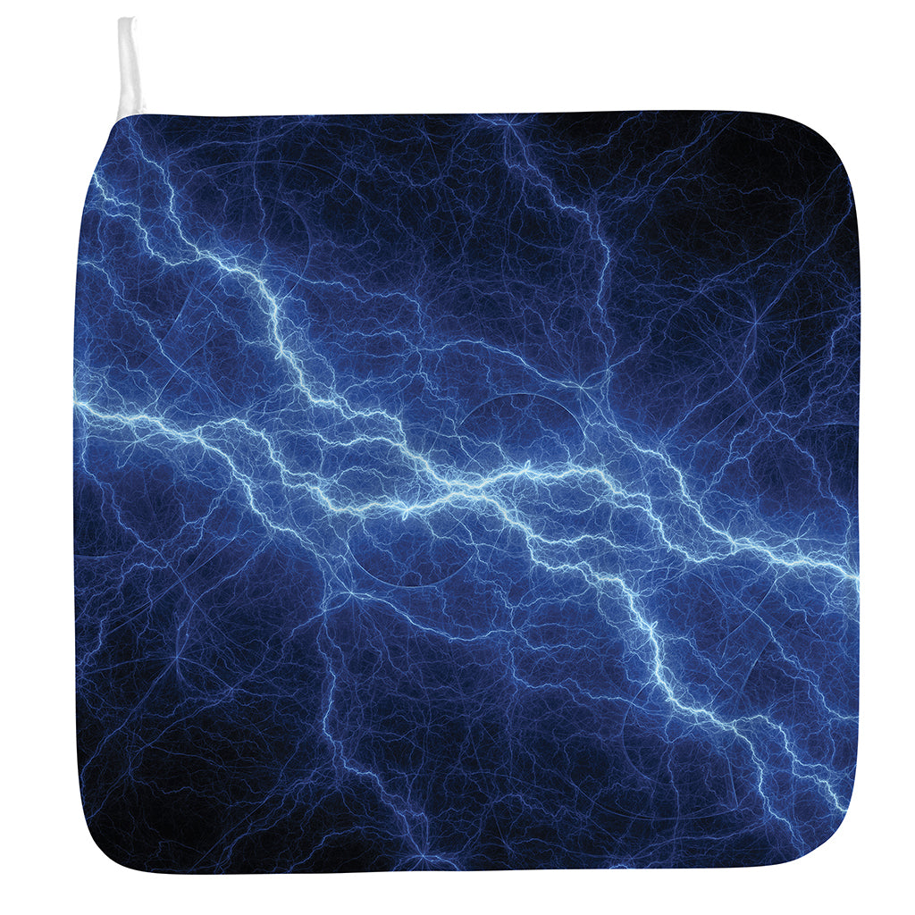 Lightning Plasma Print Hand Towel
