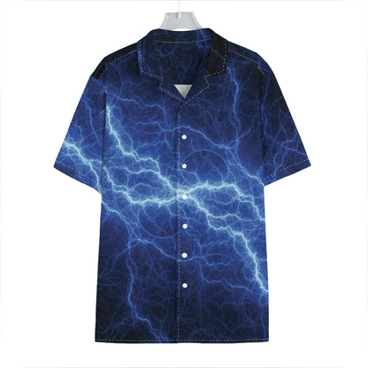 Lightning Plasma Print Hawaiian Shirt