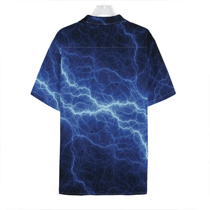 Lightning Plasma Print Hawaiian Shirt