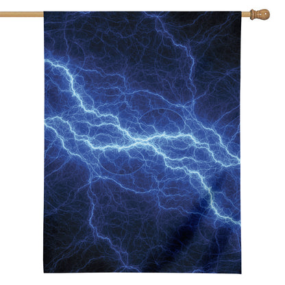 Lightning Plasma Print House Flag