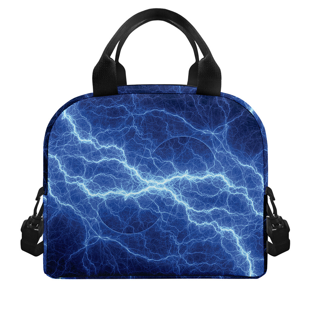 Lightning Plasma Print Insulated Lunch Bag