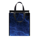 Lightning Plasma Print Insulated Lunch Tote