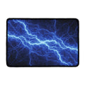 Lightning Plasma Print Kitchen Mat