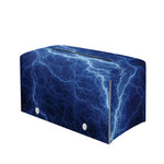 Lightning Plasma Print Leather Tissue Box Cover