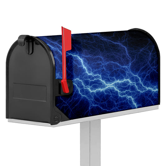 Lightning Plasma Print Mailbox Cover