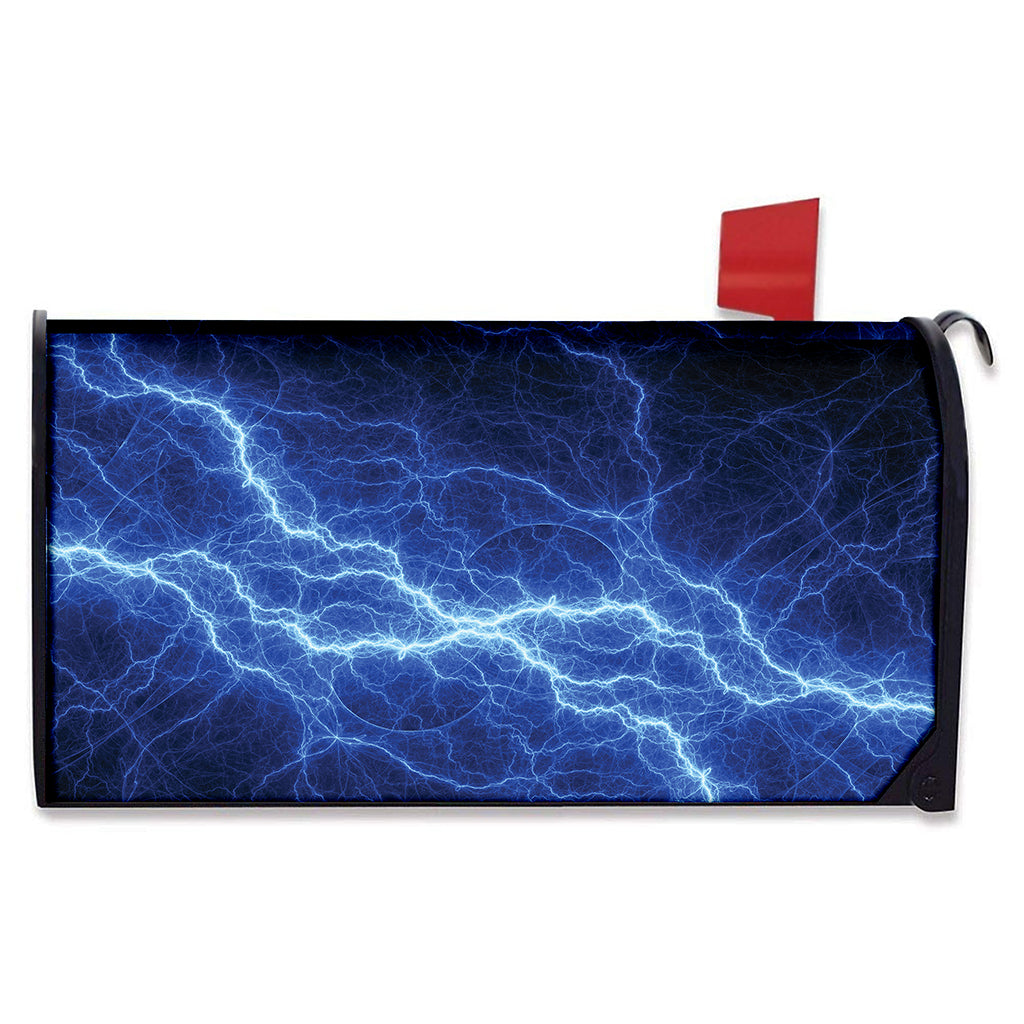 Lightning Plasma Print Mailbox Cover