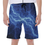 Lightning Plasma Print Men's Beach Shorts