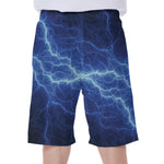 Lightning Plasma Print Men's Beach Shorts