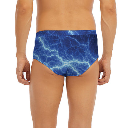 Lightning Plasma Print Men's Briefs