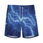 Lightning Plasma Print Men's Sports Shorts