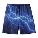 Lightning Plasma Print Men's Swim Trunks
