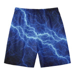 Lightning Plasma Print Men's Swim Trunks