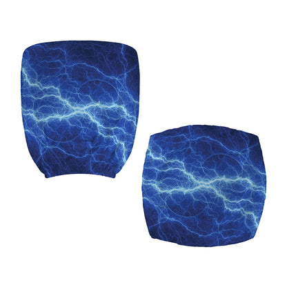 Lightning Plasma Print Office Chair Cover