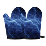 Lightning Plasma Print Oven Mitts