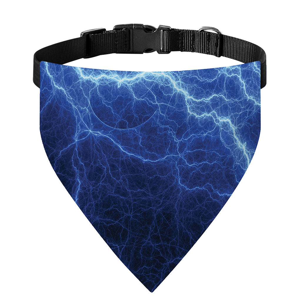 Lightning Plasma Print Over The Collar Dog Bandana