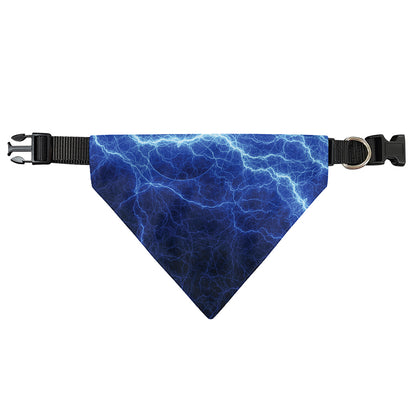 Lightning Plasma Print Over The Collar Dog Bandana
