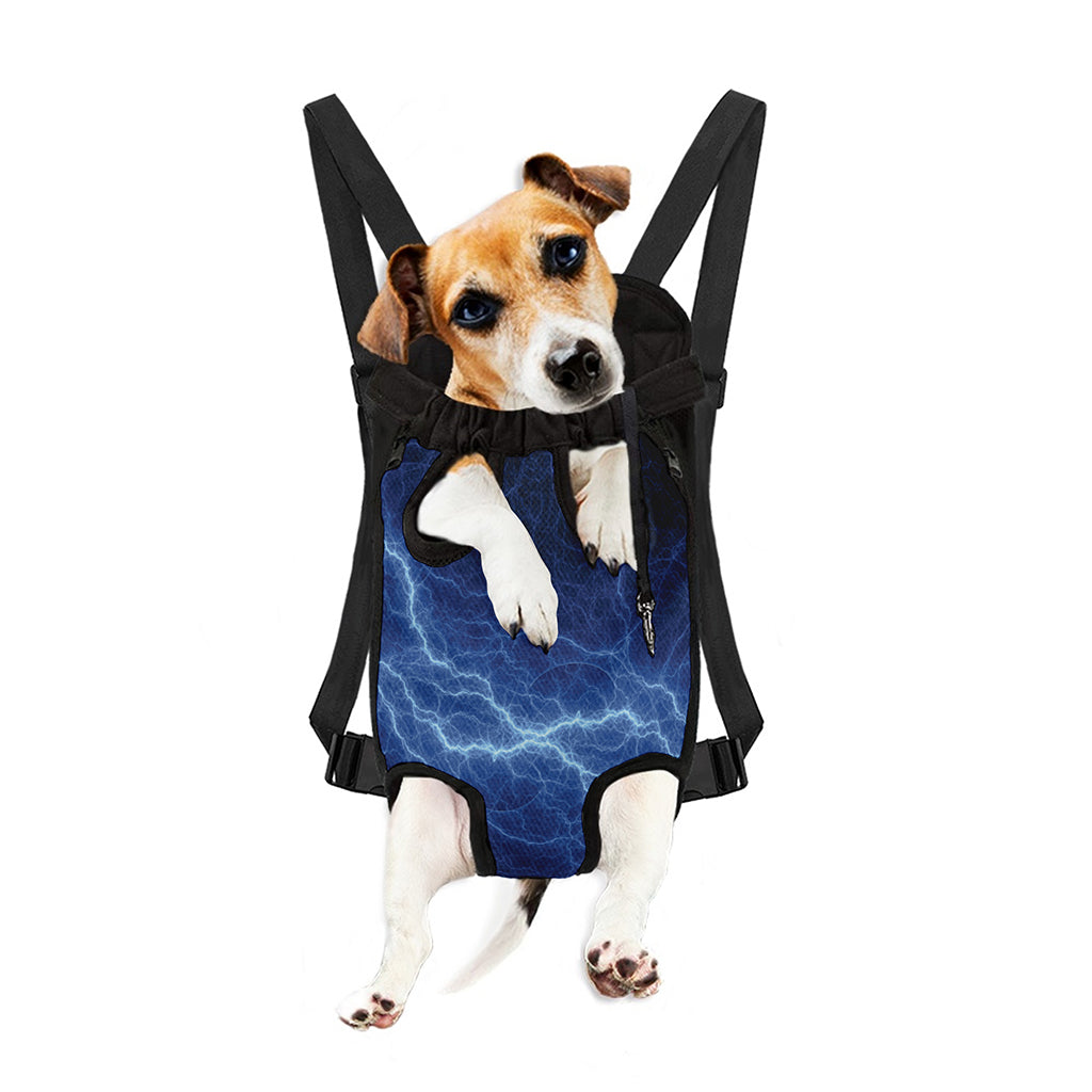 Lightning Plasma Print Pet Carrier Backpack