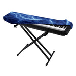 Lightning Plasma Print Piano Keyboard Cover