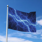 Lightning Plasma Print Polyester Flag