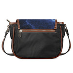 Lightning Plasma Print Saddle Bag