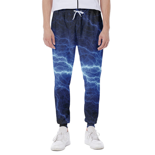 Lightning Plasma Print Scuba Joggers