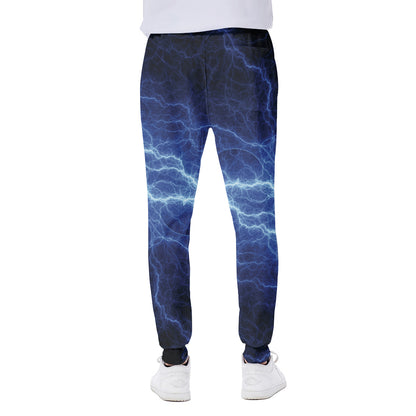 Lightning Plasma Print Scuba Joggers