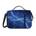 Lightning Plasma Print Shoulder Strap Bible Bag