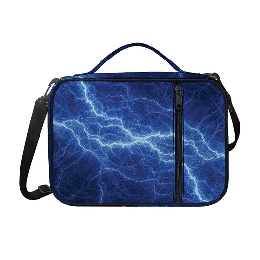 Lightning Plasma Print Shoulder Strap Bible Bag