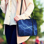 Lightning Plasma Print Shoulder Strap Bible Bag