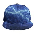 Lightning Plasma Print Snapback Cap