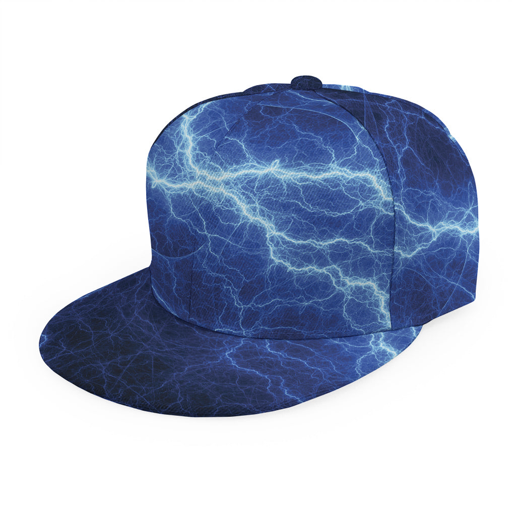 Lightning Plasma Print Snapback Cap