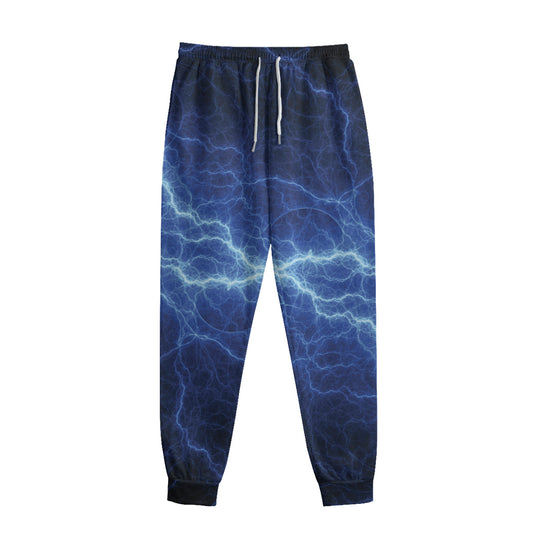 Lightning Plasma Print Sweatpants