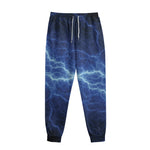 Lightning Plasma Print Sweatpants