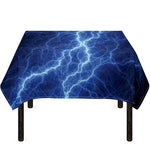Lightning Plasma Print Tablecloth