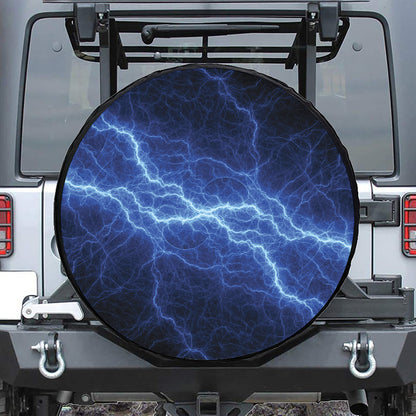 Lightning Plasma Print Tire Cover