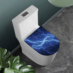 Lightning Plasma Print Toilet Lid Cover