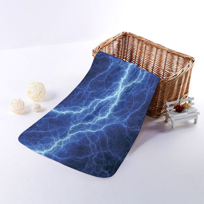 Lightning Plasma Print Towel