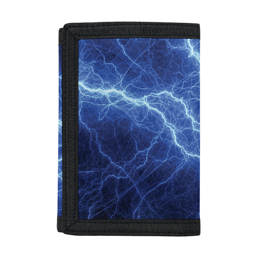 Lightning Plasma Print Trifold Wallet