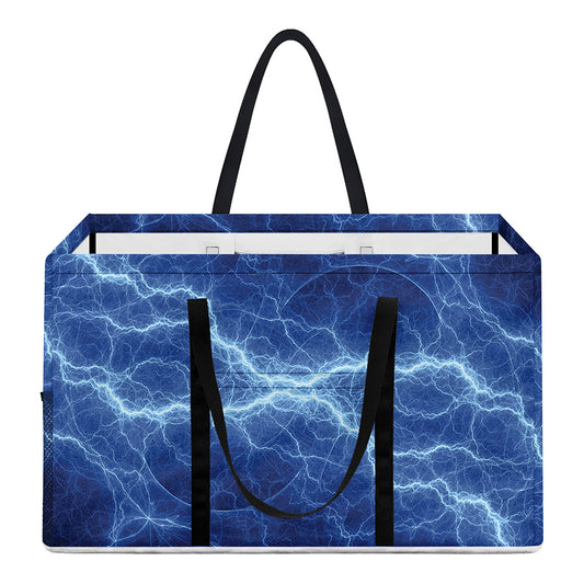 Lightning Plasma Print Utility Tote Bag