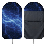 Lightning Plasma Print Waterproof Car Seat Cover