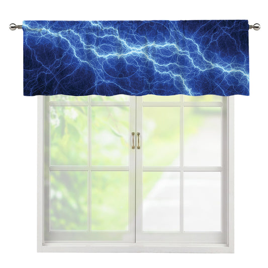 Lightning Plasma Print Window Valance
