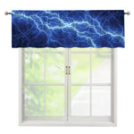 Lightning Plasma Print Window Valance
