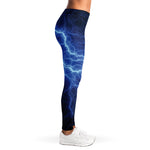 Lightning Plasma Print Women's Leggings