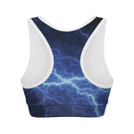 Lightning Plasma Print Women's Sports Bra